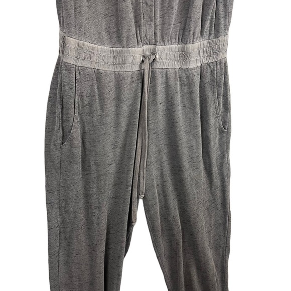 Splendid Jersey Knit Jogger V Neck Jumpsuit Loungewear Size Small - Picture 5 of 9